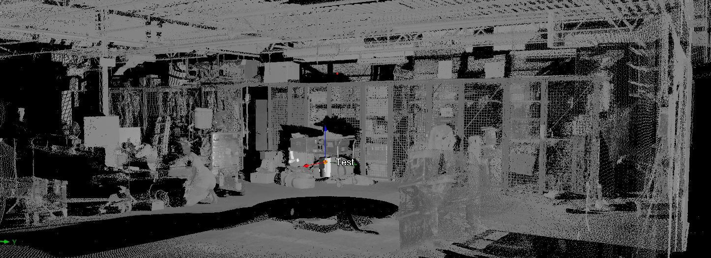 Laser scanning image of Aurora Research Institute loading bay. 1 herschel 2019 2