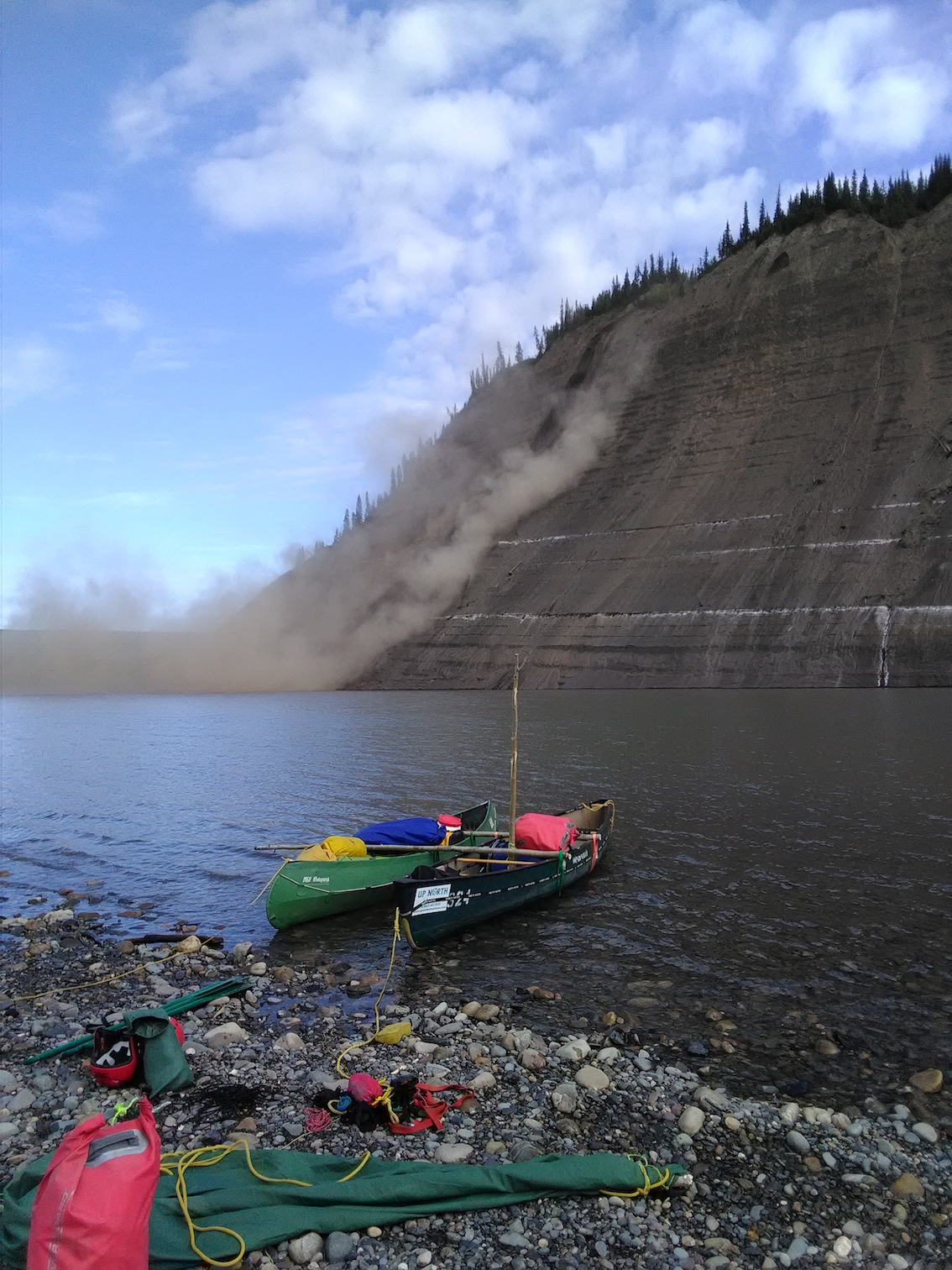 Peel River 28 07 19 Kirsi Keskitalo landslide 5 3