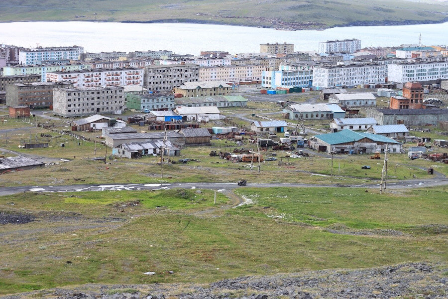 View of Tiksi from the hill. ©Natalia Doloisio WP 7 Tiksi 7